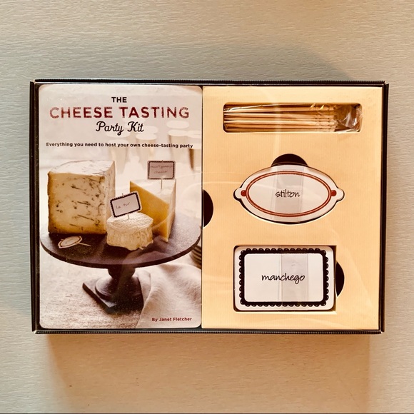 Cheese tasting party kit with flavor info & ID cards Date night idea Book club - Picture 1 of 4